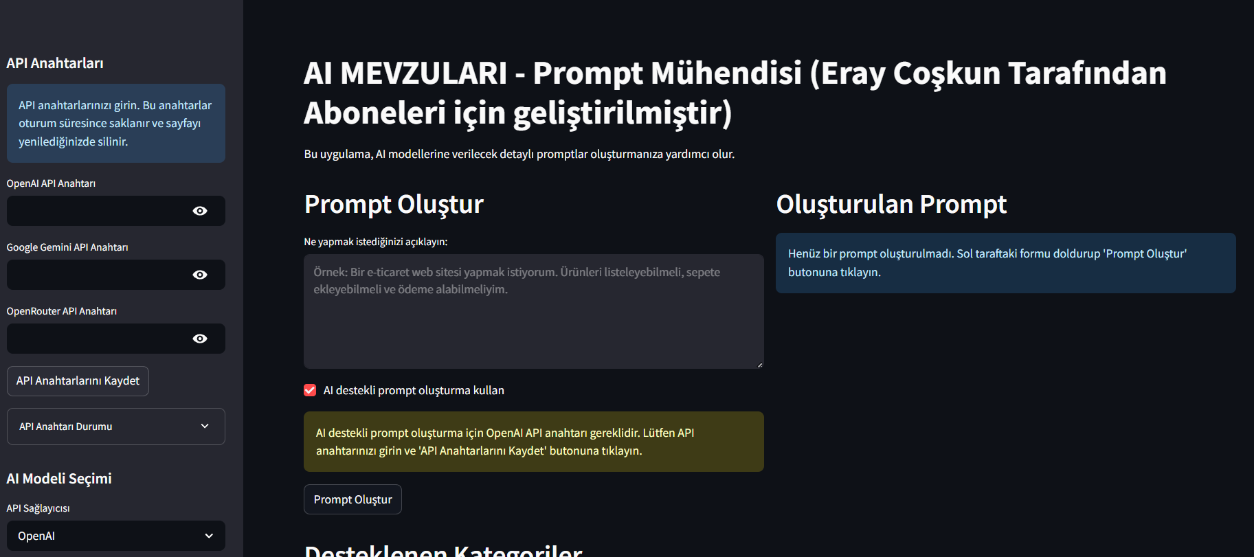 Prompt Mühendisi Ajanı